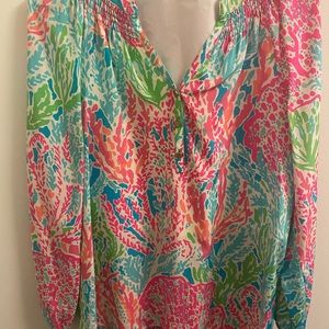 Lilly Pulitzer Lets Cha Cha Elsa top (small)